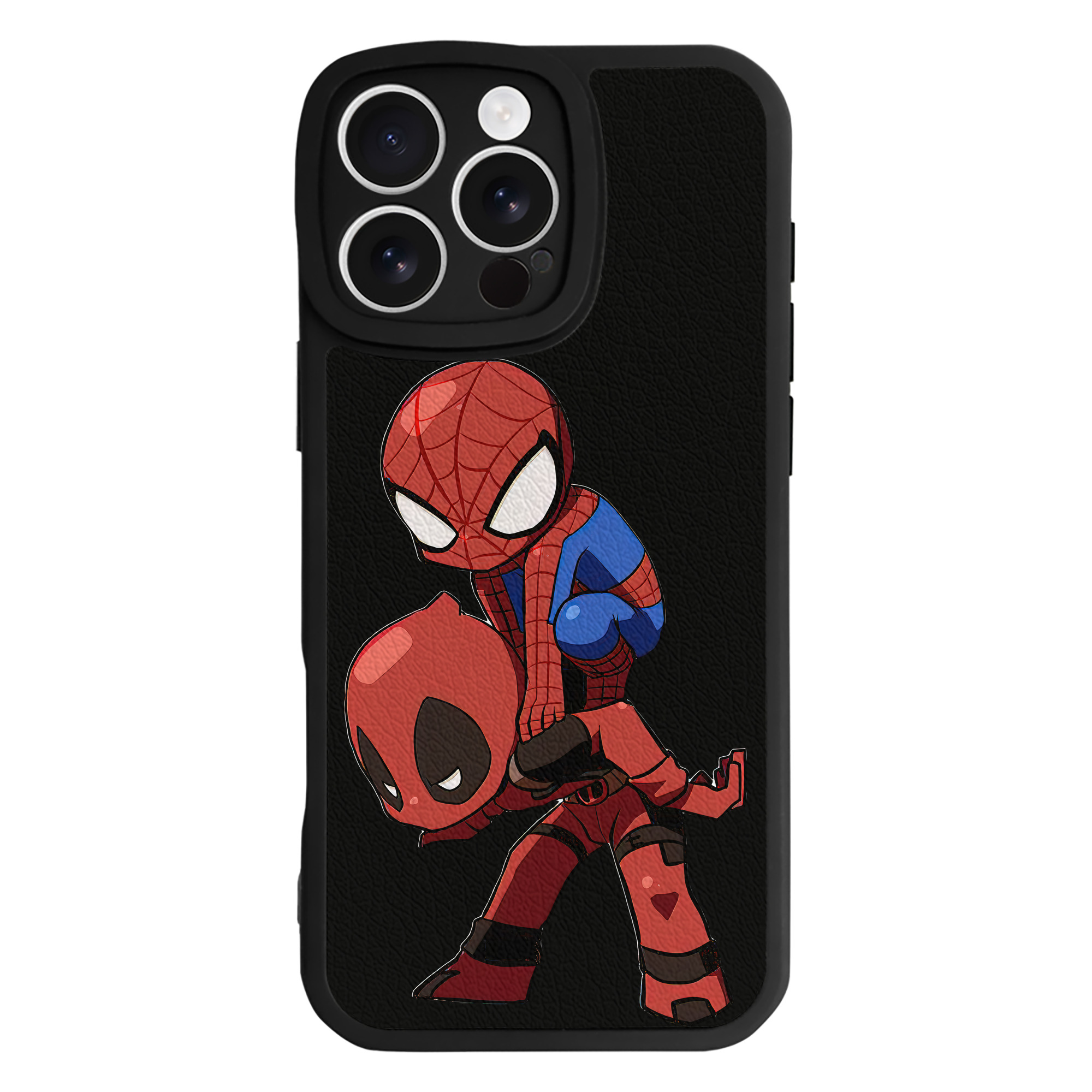 （画像用） Deadpool デッドプール 【iPhone 16シリーズ対応】シリコンスマホケース（レザー調） 材質：シリコン